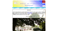 Desktop Screenshot of hoteldefrance29.com